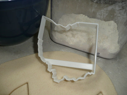 Ohio State Outline Buckeye Cookie Cutter Made In USA PR4706