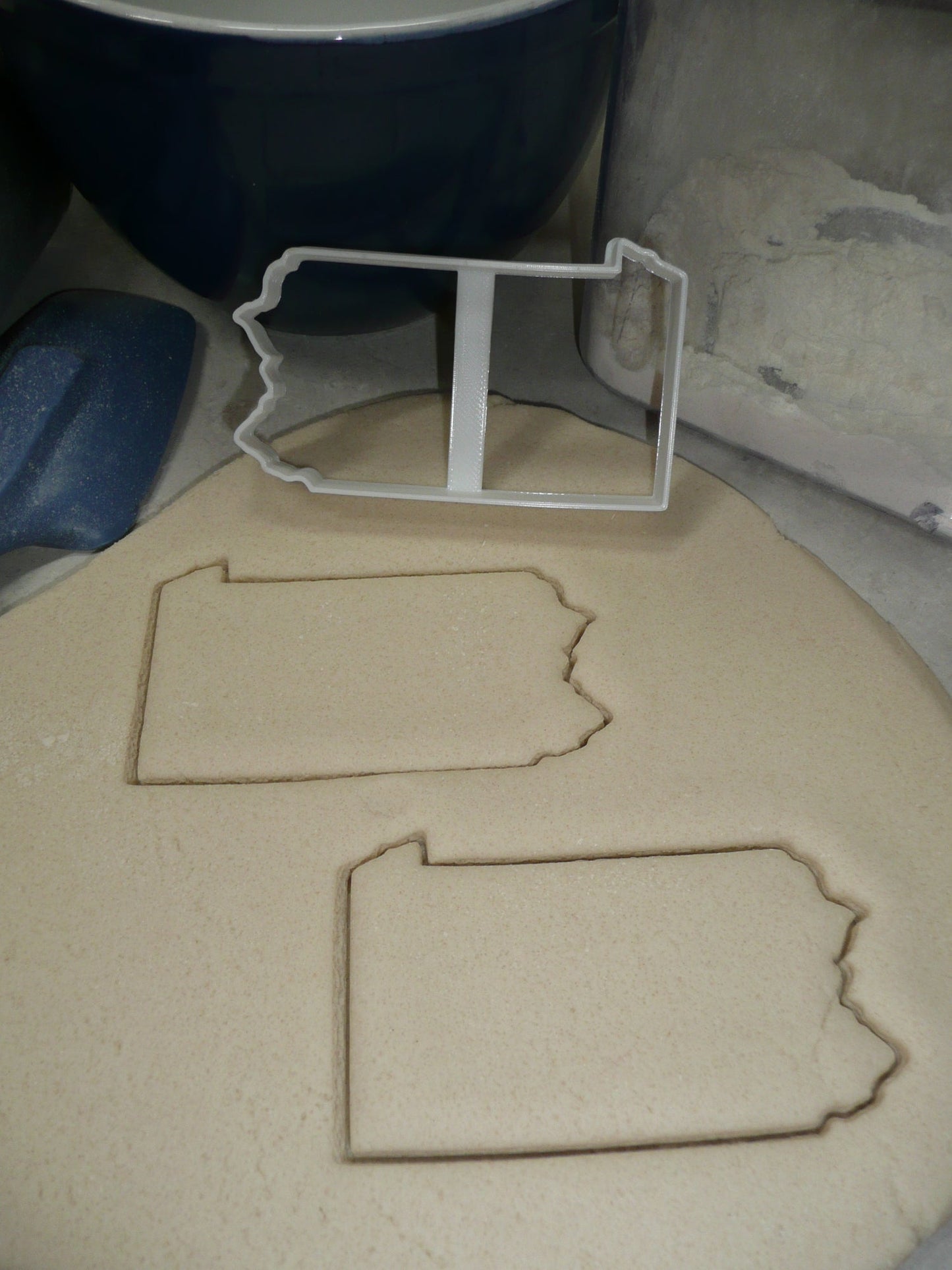 Pennsylvania State Outline Keystone Cookie Cutter Made In USA PR4709