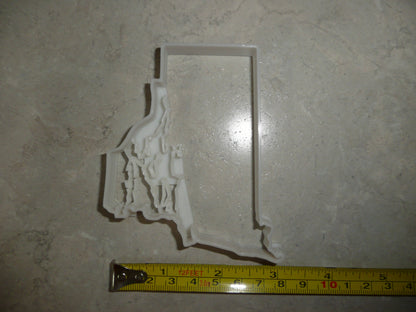 Rhode Island State Ocean Cookie Cutter Made In USA PR4710