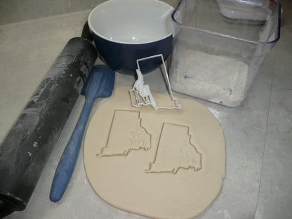 Rhode Island State Ocean Cookie Cutter Made In USA PR4710