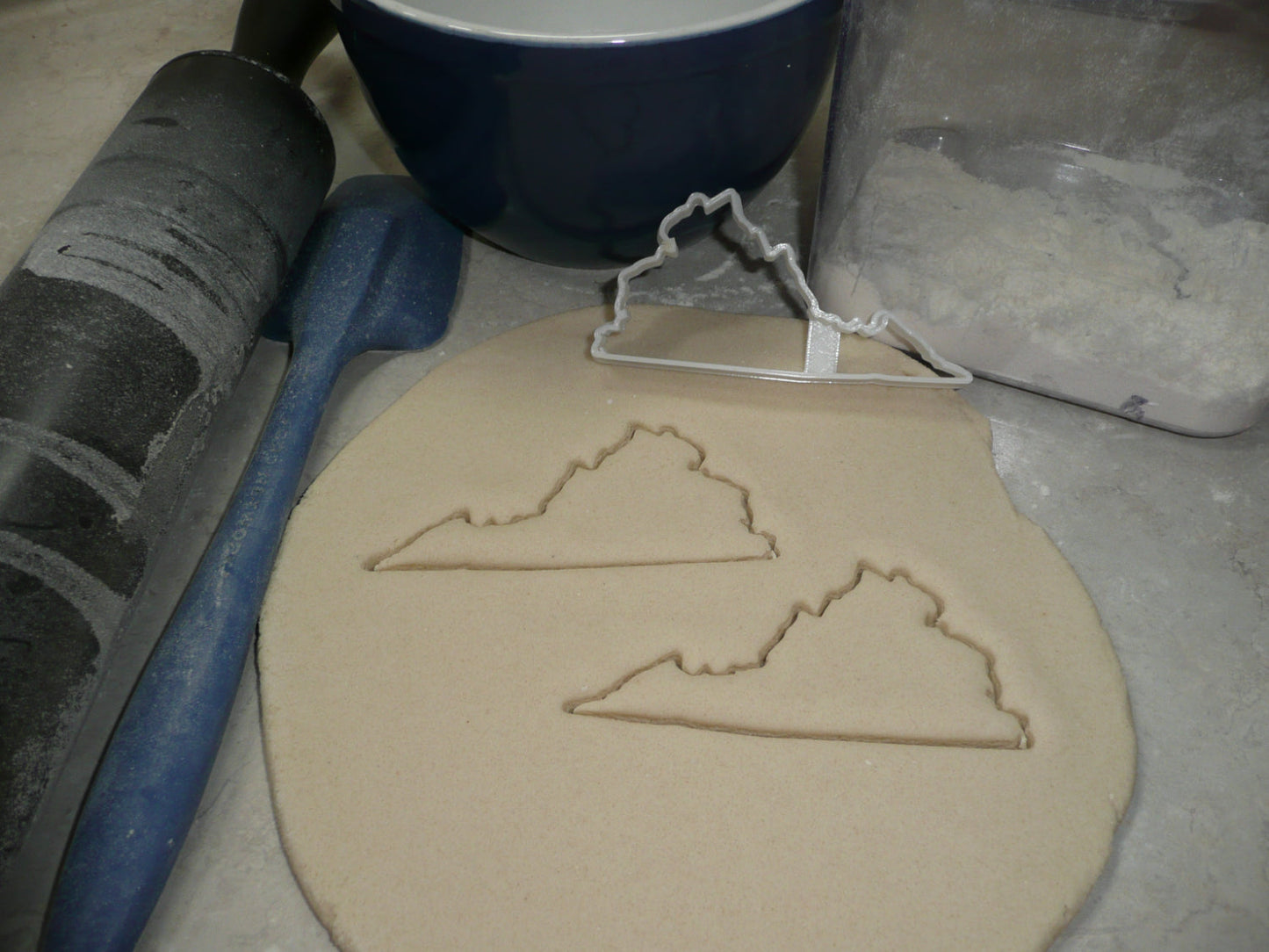 Virginia State Outline Old Dominion Cookie Cutter Made In USA PR4716