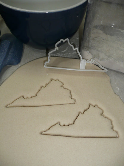 Virginia State Outline Old Dominion Cookie Cutter Made In USA PR4716