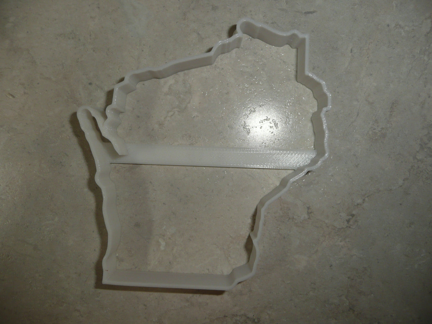 6x Wisconsin State Fondant Cutter Cupcake Topper 1.75 IN USA FD4718