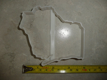 Wisconsin State Outline Badger Cookie Cutter Made In USA PR4718