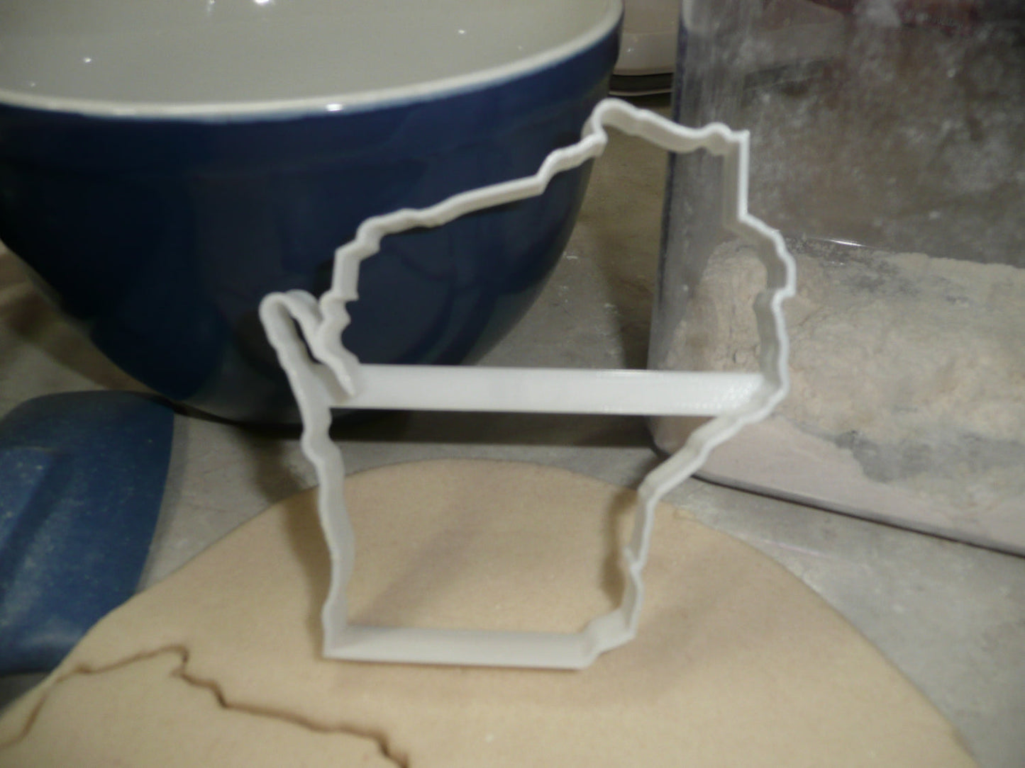 Wisconsin State Outline Badger Cookie Cutter Made In USA PR4718