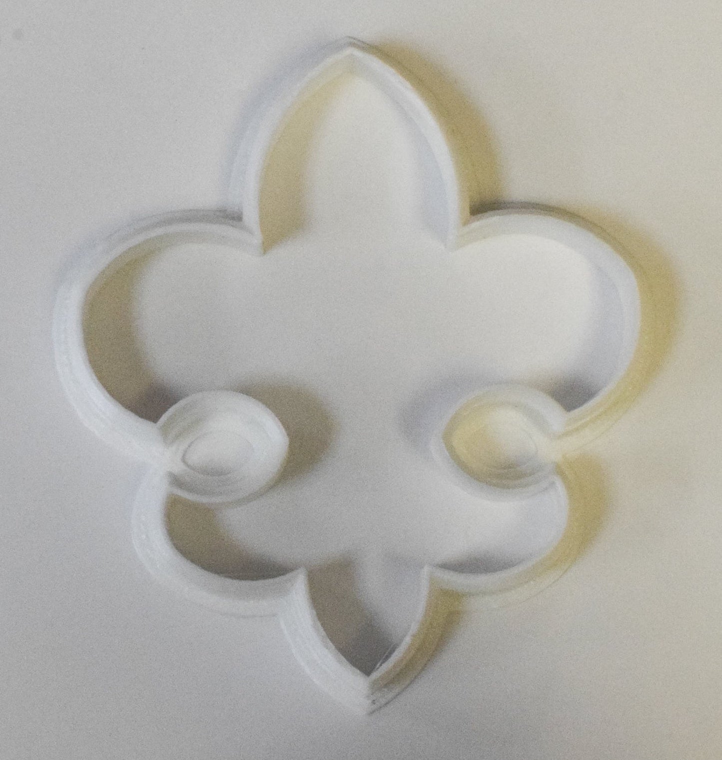 6x Fleur De Lis Fondant Cutter Cupcake Topper Size 1.75" USA FD473