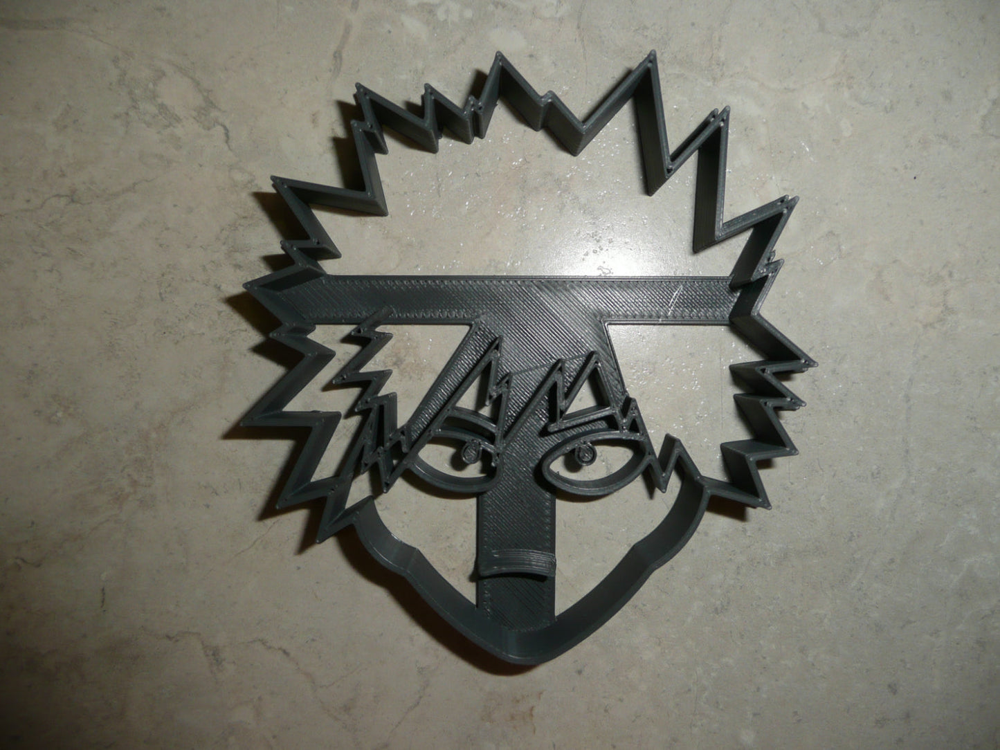 6x Katsuki Bakugo My Hero Fondant Cutter Cupcake Topper 1.75 IN USA FD4741