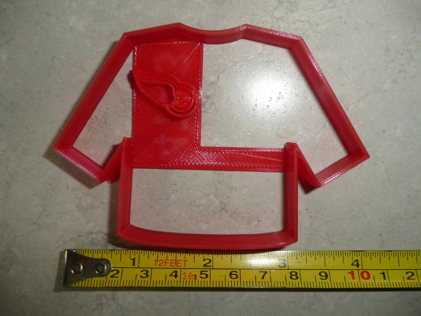 Detroit Red Wings Hockey Jersey Cookie Cutter Made in USA PR4743