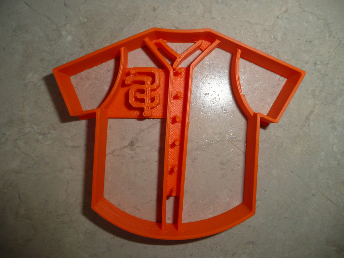 6x SF Giants Jersey Fondant Cutter Cupcake Topper 1.75 IN USA FD4753