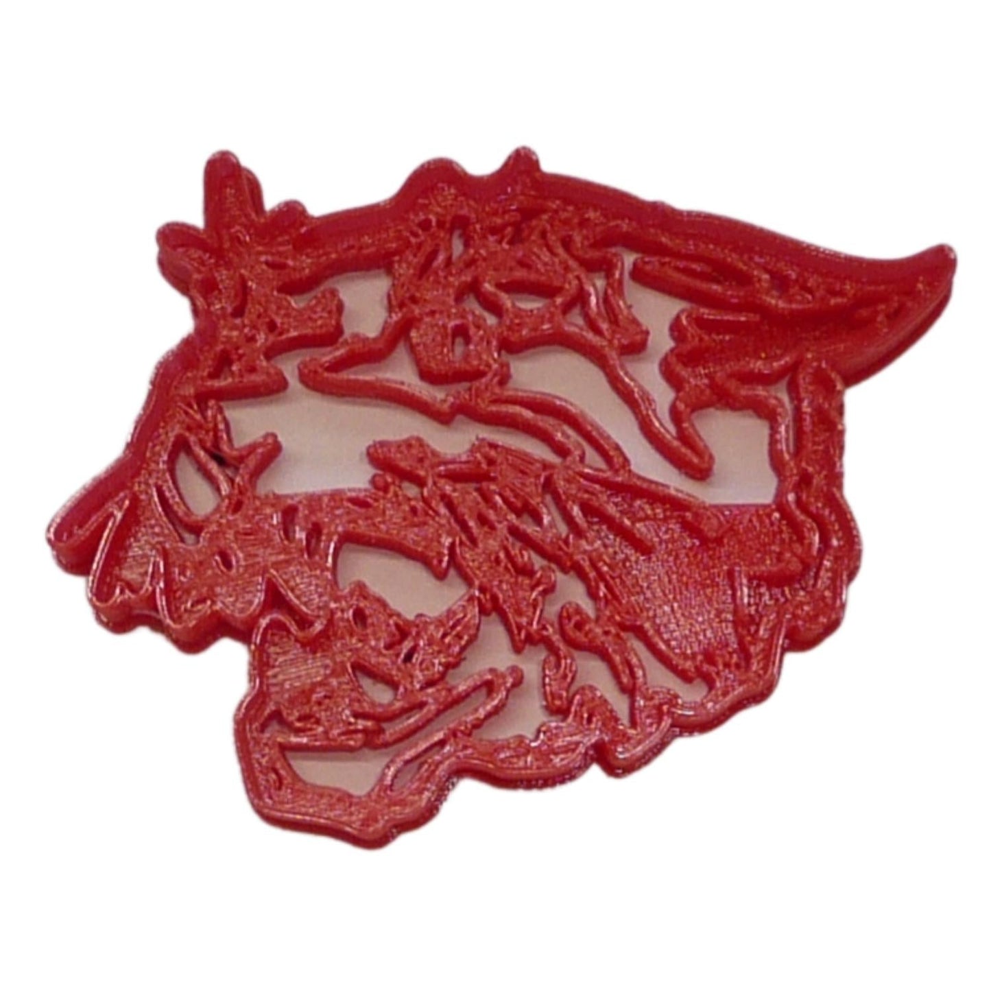 6x New London HS Wildcats Fondant Cutter Cupcake Topper 1.75 IN USA FD4758