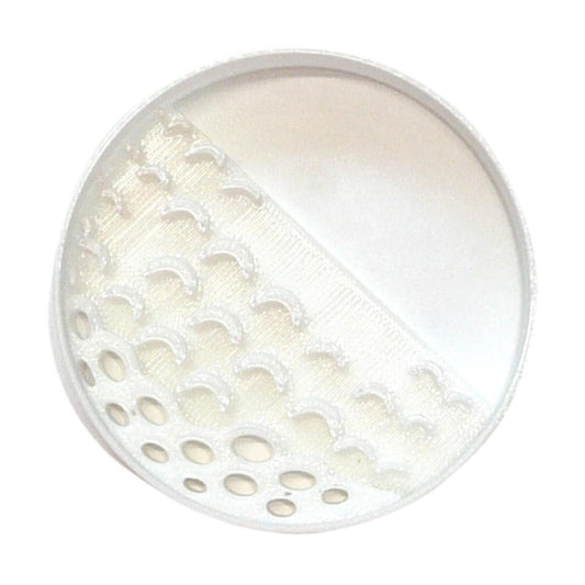 6x Golf Ball Detail Fondant Cutter Cupcake Topper 1.75 IN USA FD4769