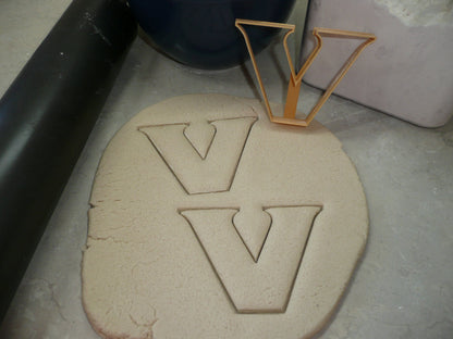 Vanderbilt University Letter V Cookie Cutter Made In USA PR4776