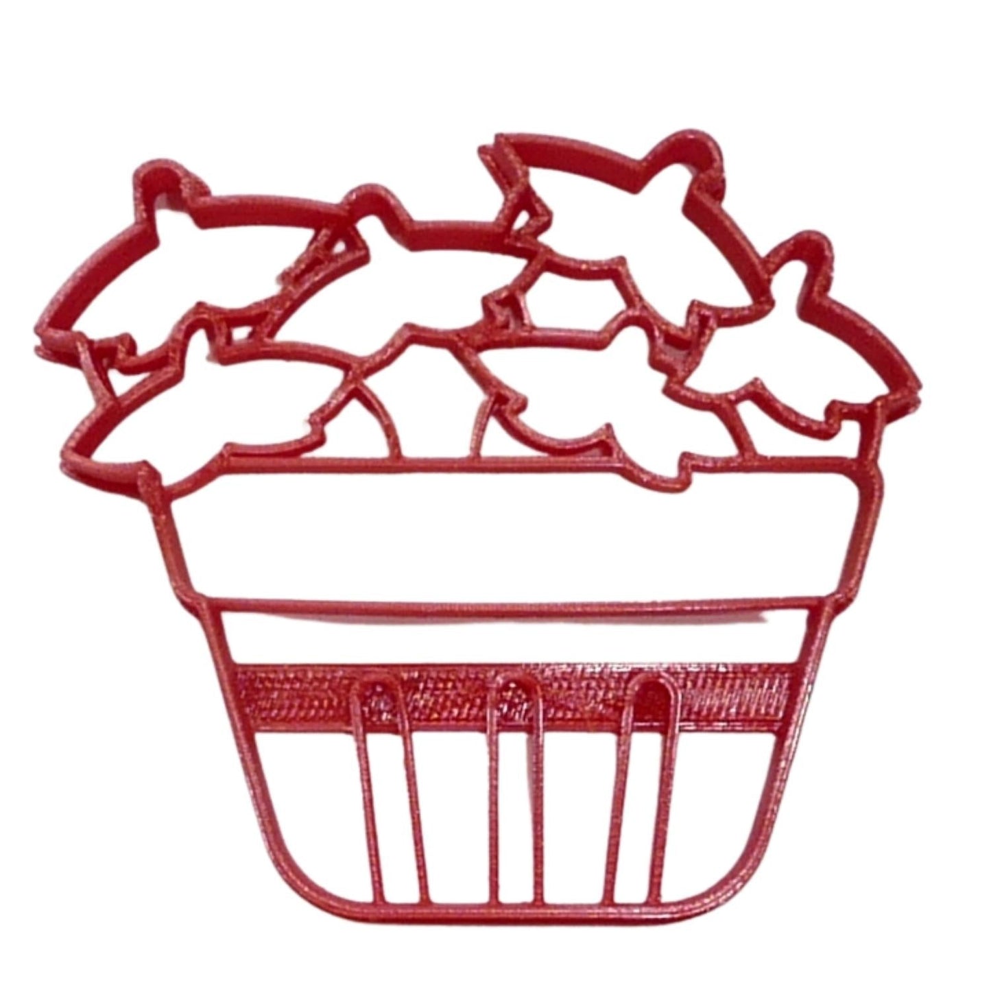 Strawberry Basket Berry Picking Summer Cookie Cutter USA Made PR4815