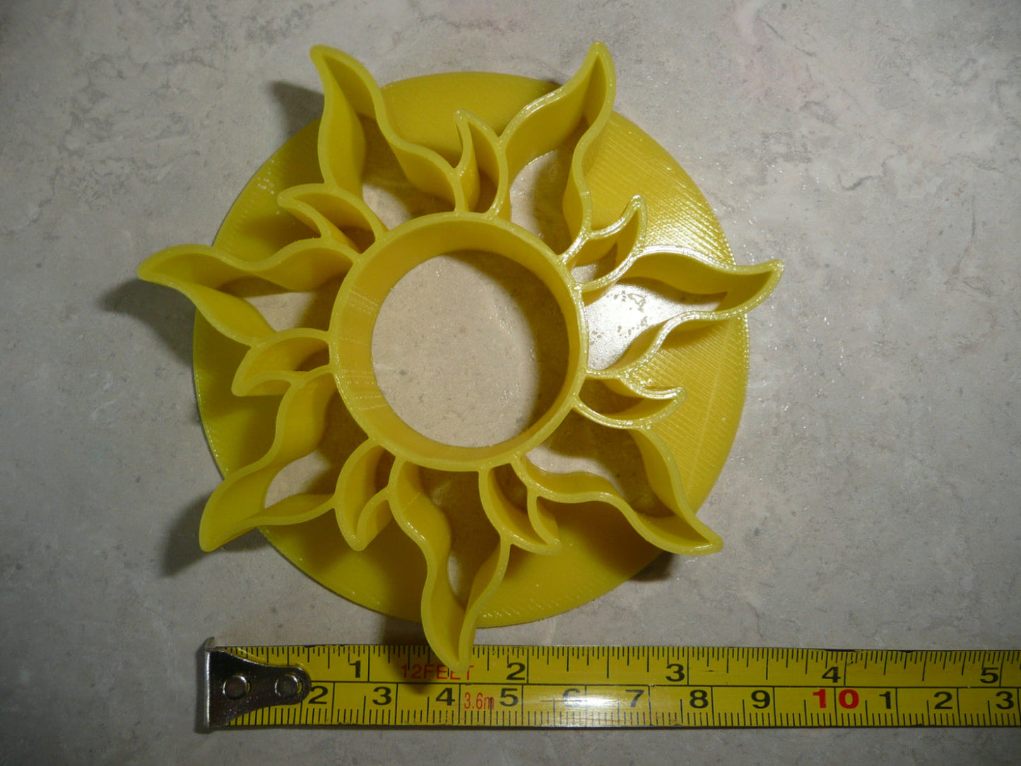 Sun Design Concha Cutter Mexican Sweet Bread Stamp USA Made PR4829