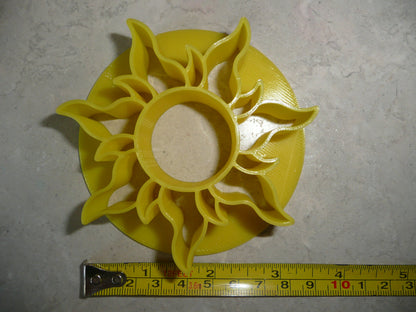 Sun Design Concha Cutter Mexican Sweet Bread Stamp USA Made PR4829