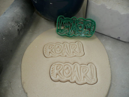 ROAR Word Dinosaur Themed Cookie Cutter Made In USA PR4830