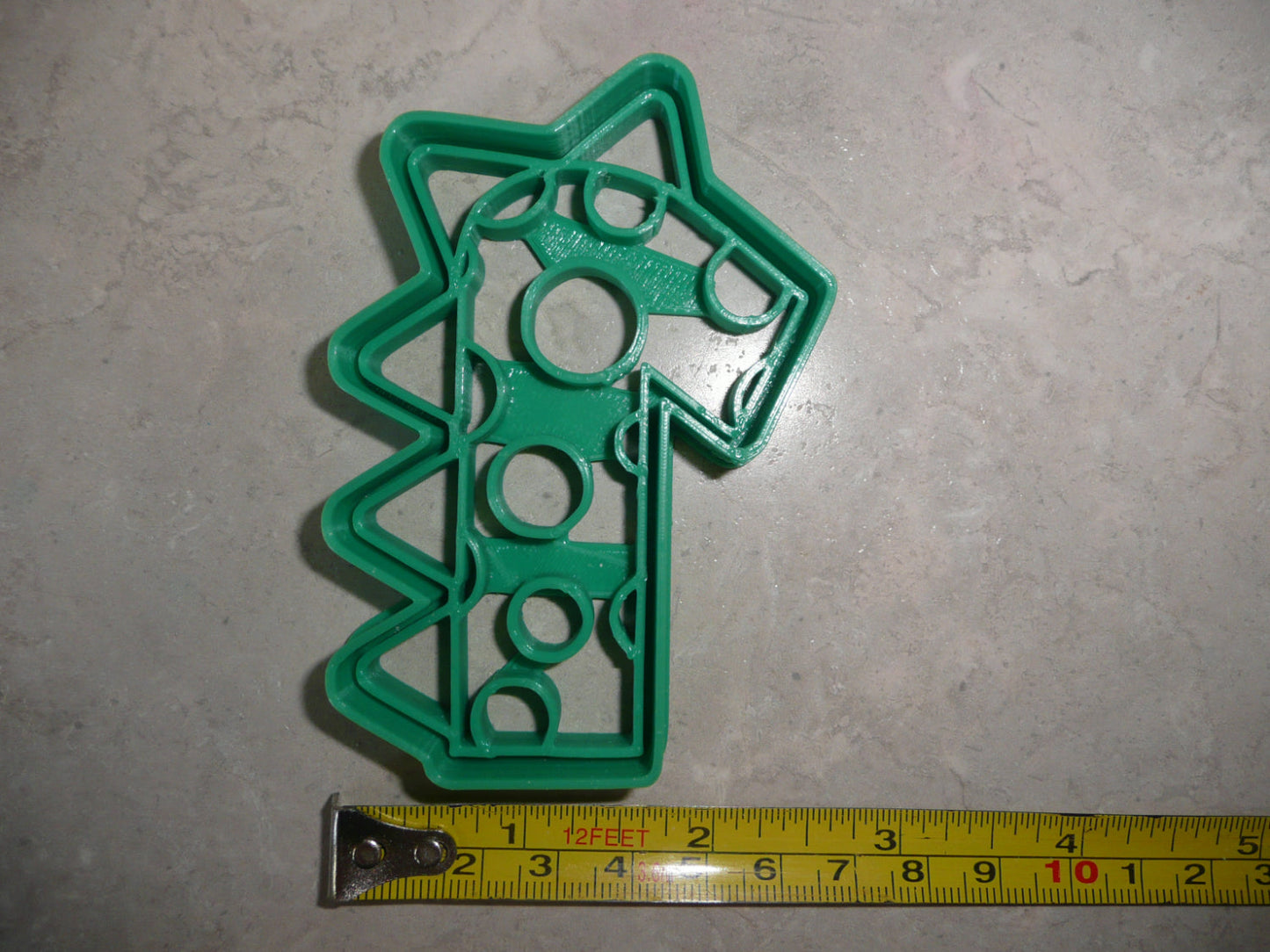 Number 1 One Dinosaur Themed Cookie Cutter Made In USA PR4831