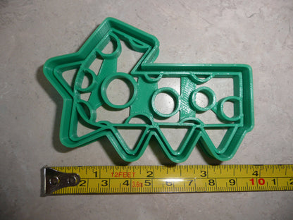 Number 1 One Dinosaur Themed Cookie Cutter Made In USA PR4831