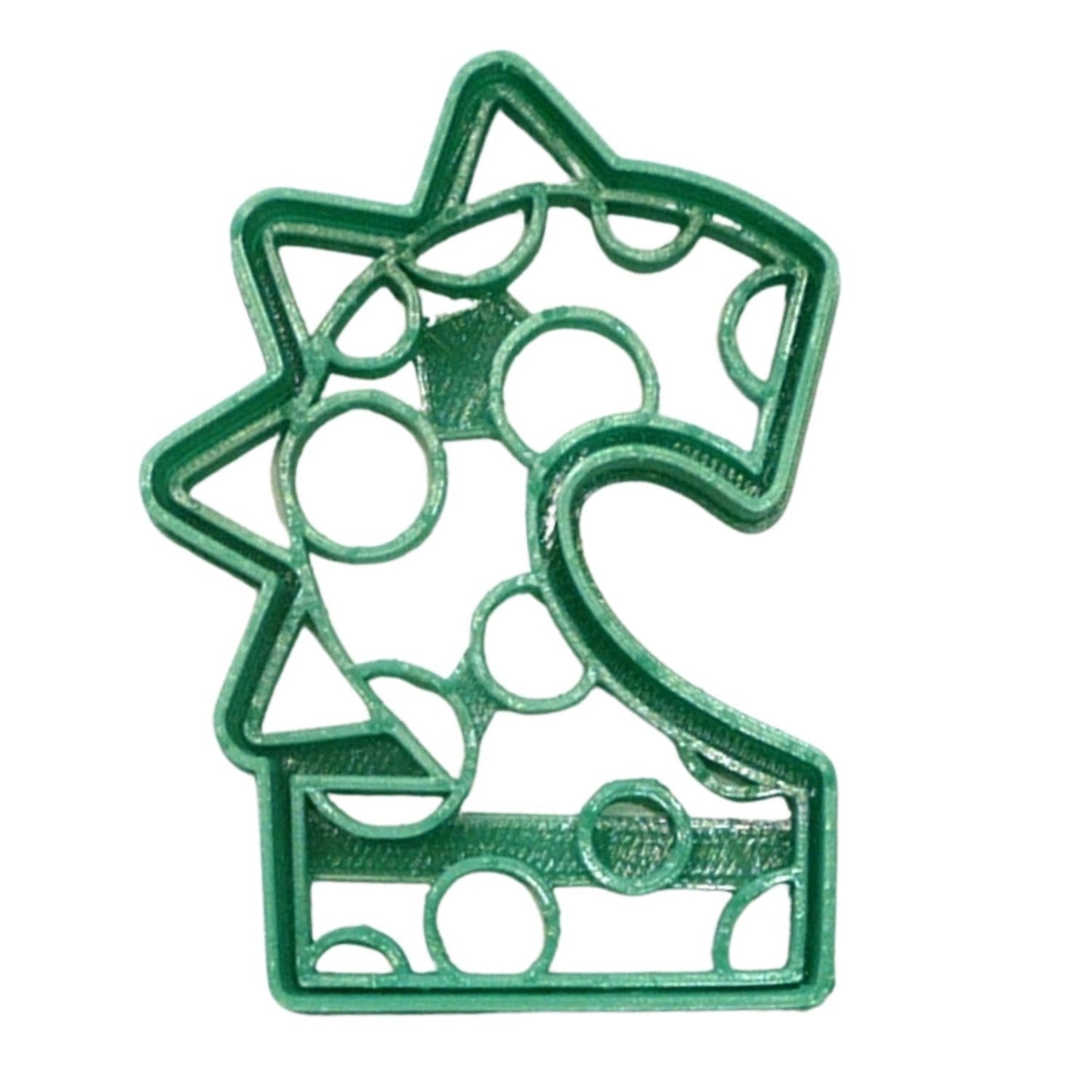 Number 2 Two Dinosaur Themed Cookie Cutter Made In USA PR4832