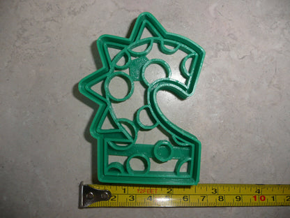 Number 2 Two Dinosaur Themed Cookie Cutter Made In USA PR4832