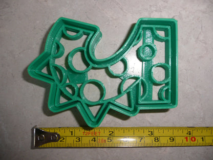 Number 2 Two Dinosaur Themed Cookie Cutter Made In USA PR4832