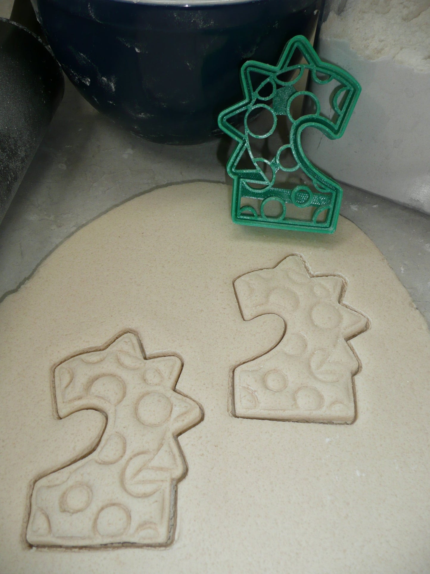 Number 2 Two Dinosaur Themed Cookie Cutter Made In USA PR4832