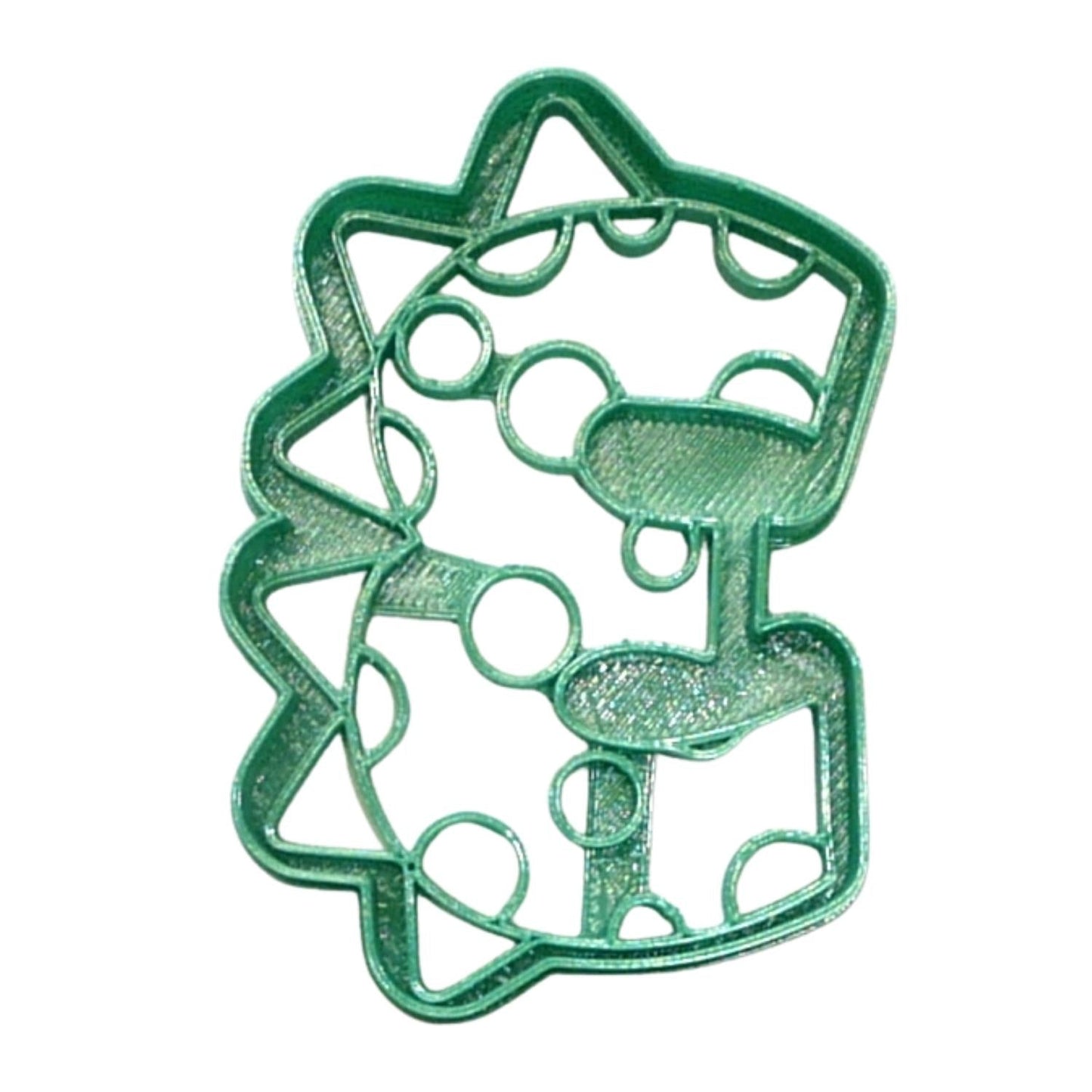 Number 3 Three Dinosaur Themed Cookie Cutter Made In USA PR4833