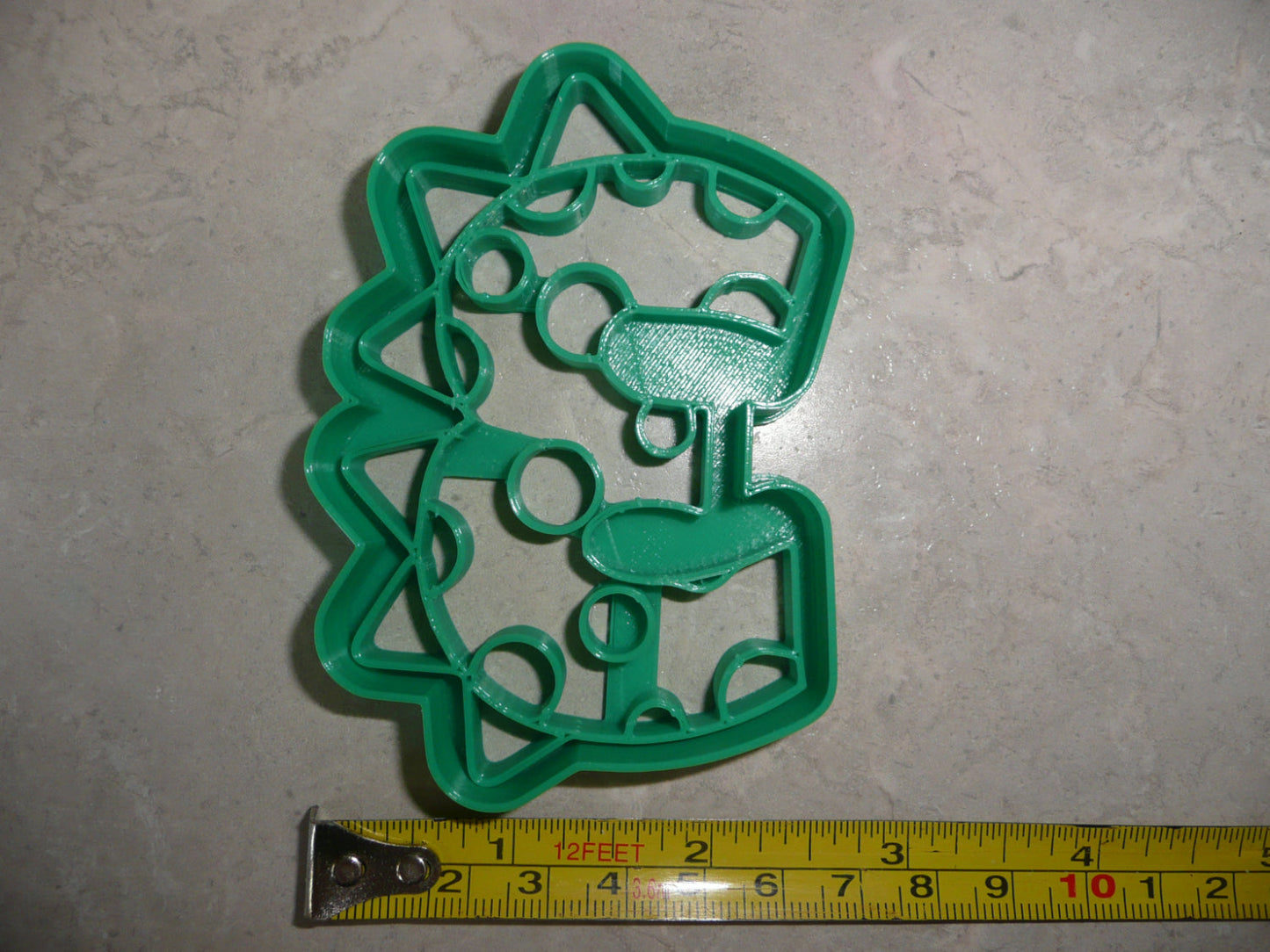 Number 3 Three Dinosaur Themed Cookie Cutter Made In USA PR4833