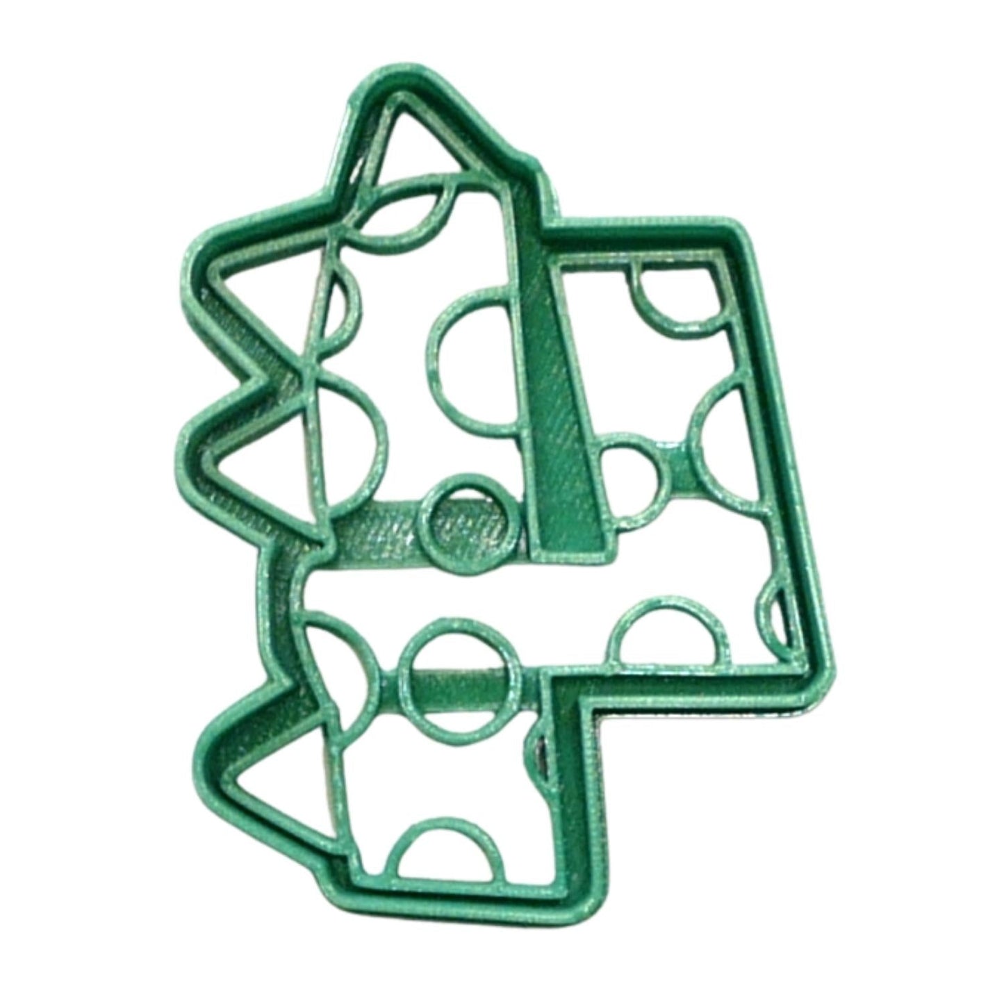 Number 4 Four Dinosaur Themed Cookie Cutter Made In USA PR4834