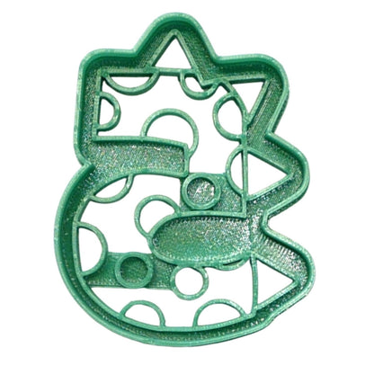 Number 5 Five Dinosaur Themed Cookie Cutter Made In USA PR4835