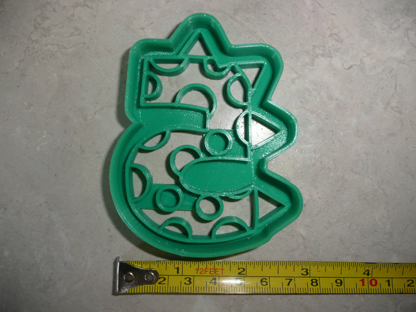 Number 5 Five Dinosaur Themed Cookie Cutter Made In USA PR4835