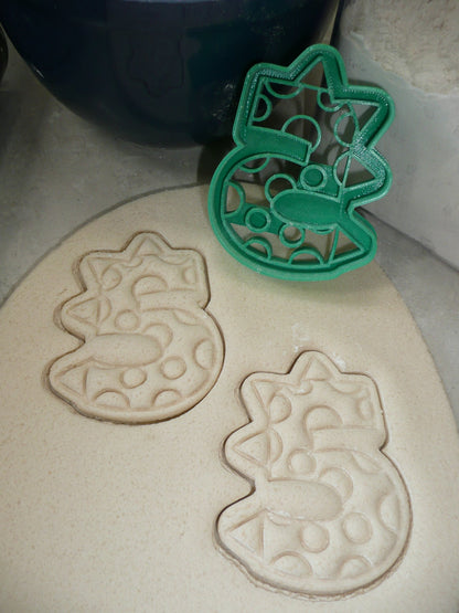 Number 5 Five Dinosaur Themed Cookie Cutter Made In USA PR4835