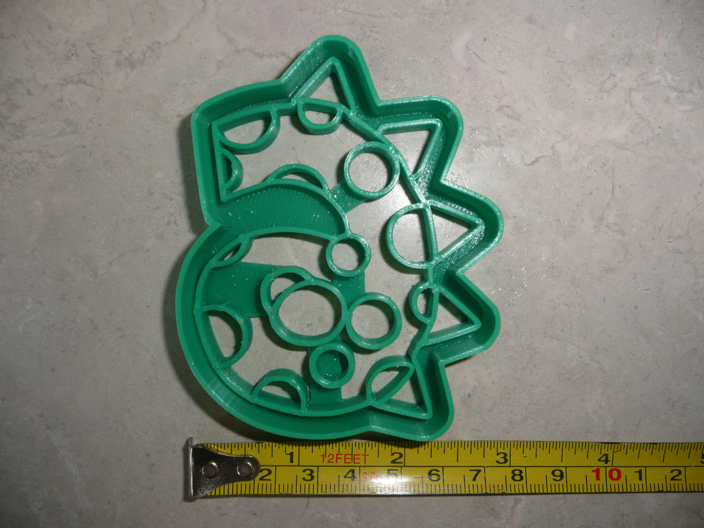 Number 6 Six Dinosaur Themed Cookie Cutter Made In USA PR4836