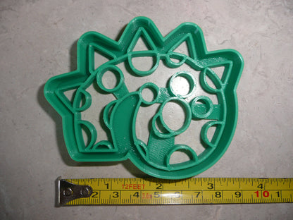 Number 6 Six Dinosaur Themed Cookie Cutter Made In USA PR4836