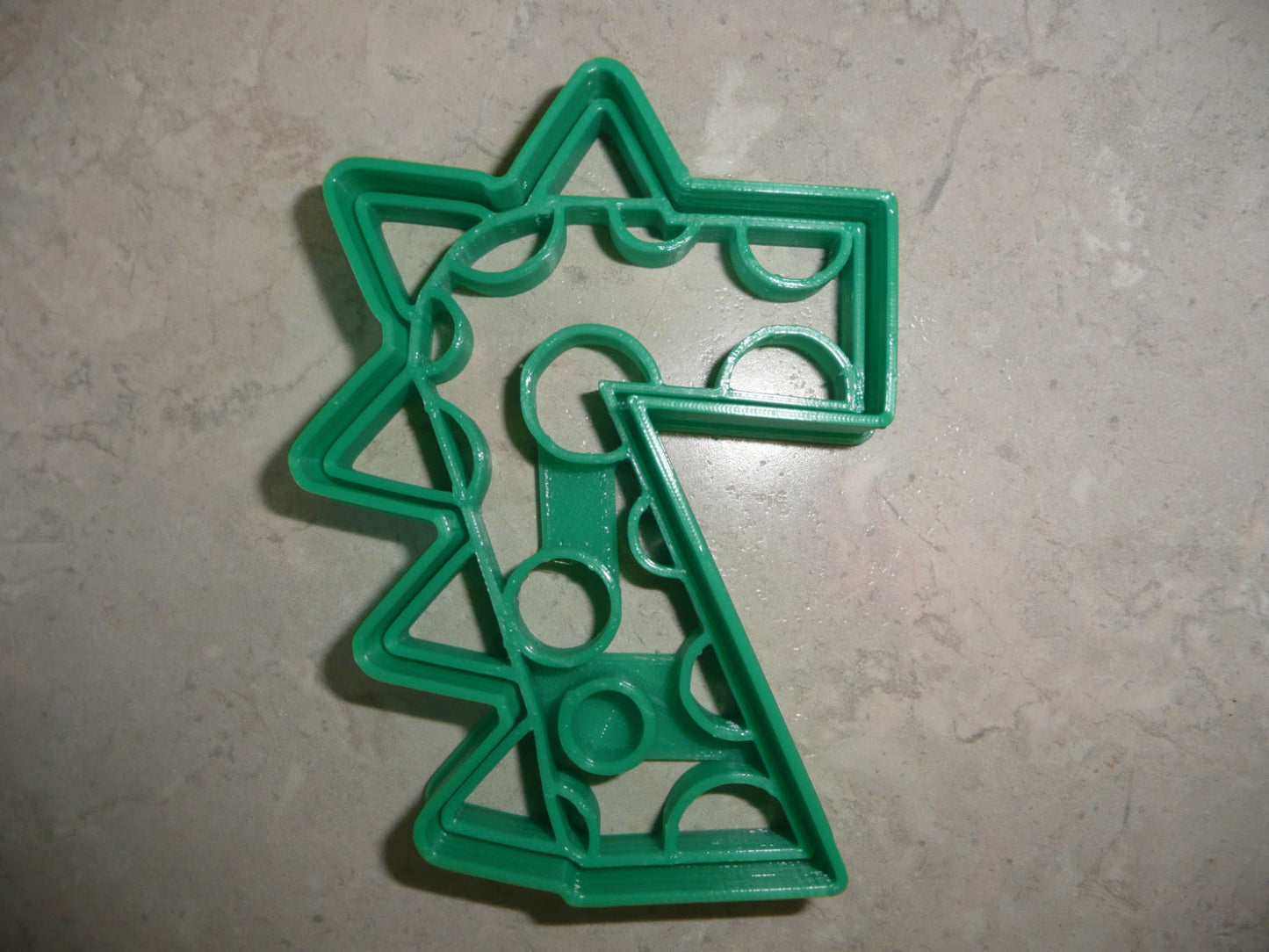 Number 7 Seven Dinosaur Themed Cookie Cutter Made In USA PR4837