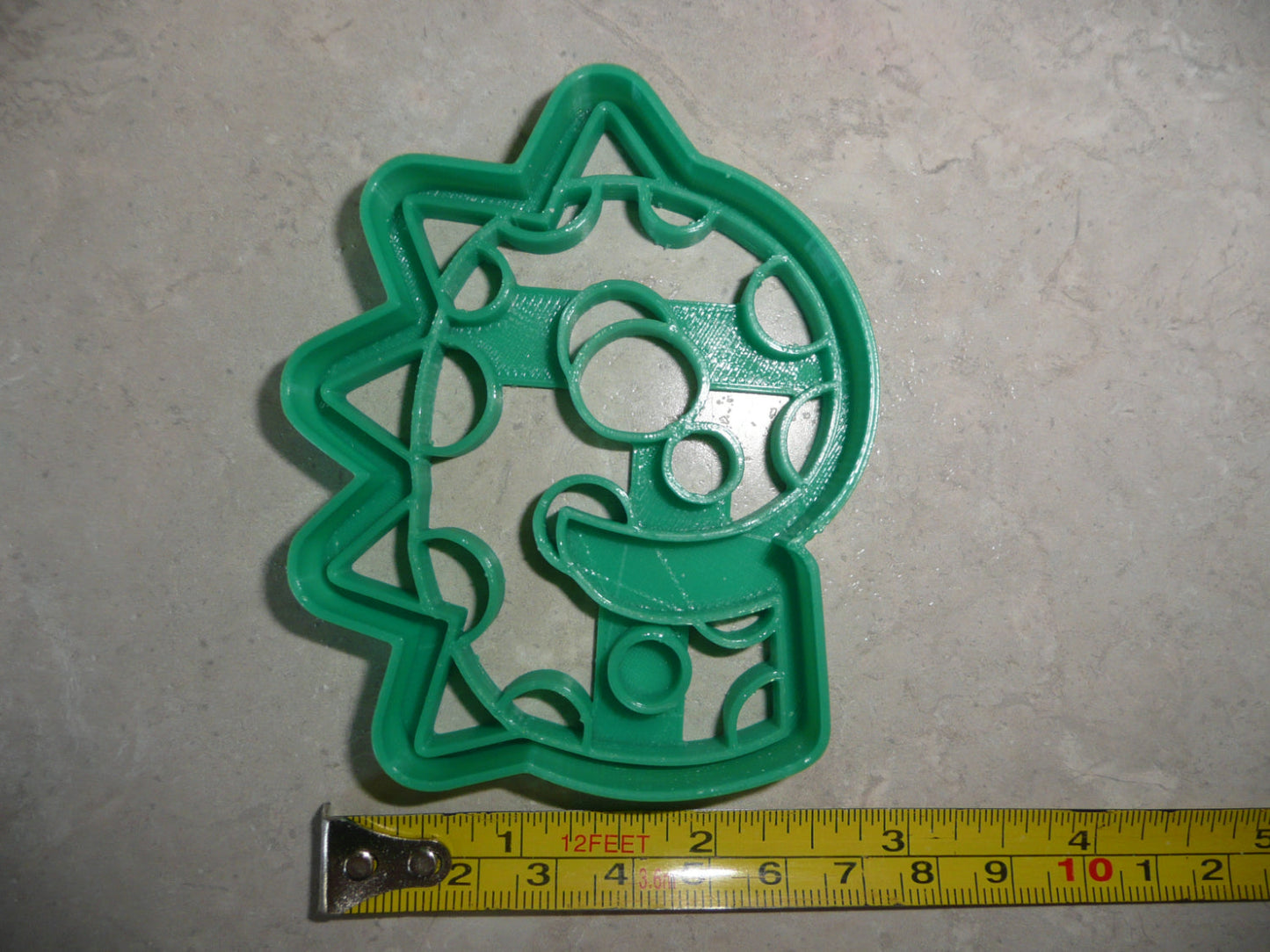 Number 9 Nine Dinosaur Themed Cookie Cutter Made In USA PR4839