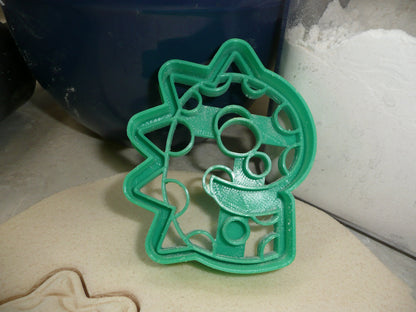 Number 9 Nine Dinosaur Themed Cookie Cutter Made In USA PR4839