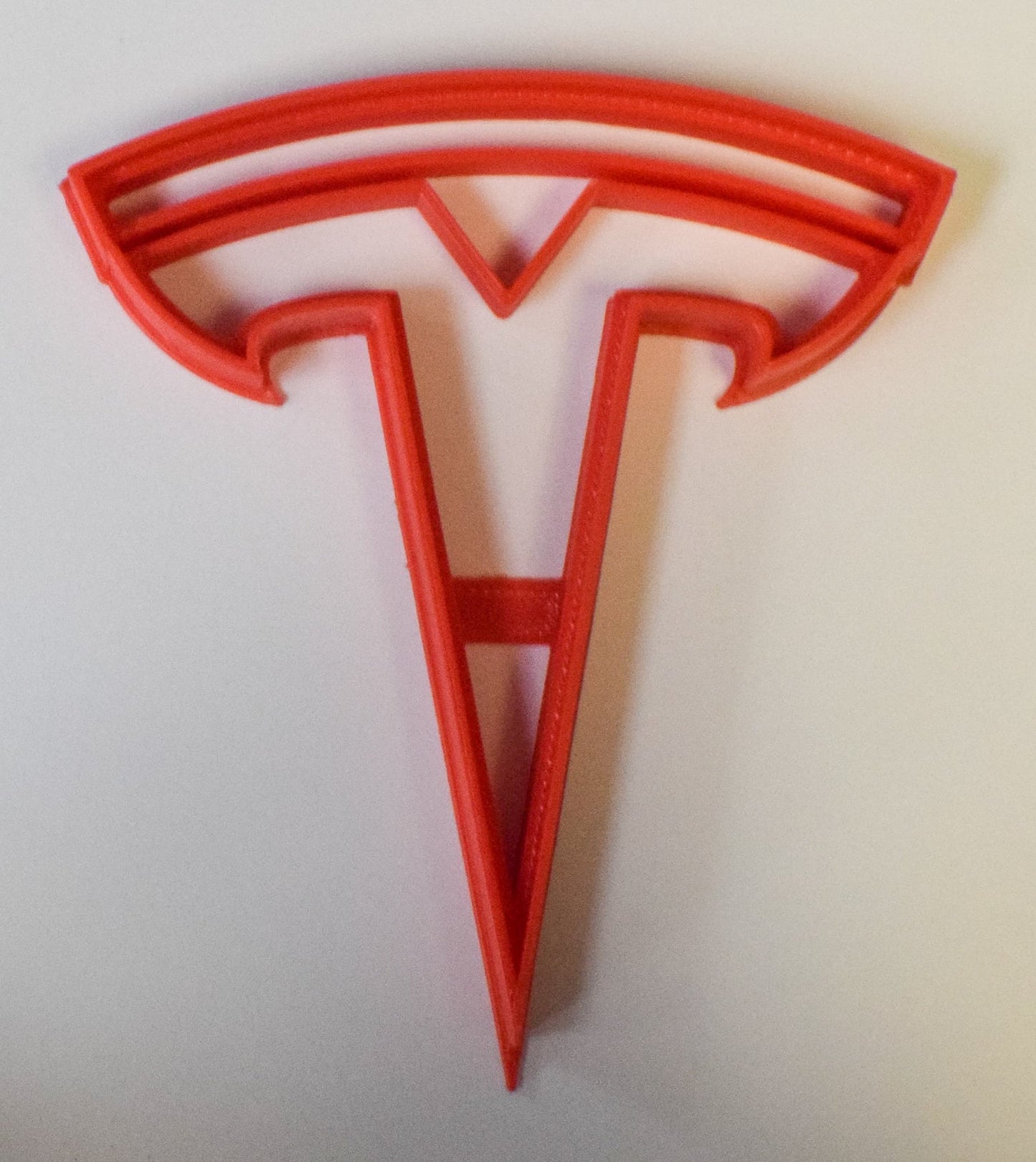 6x Tesla Symbol Car Fondant Cutter Cupcake Topper Size 1.75 Inch USA FD483