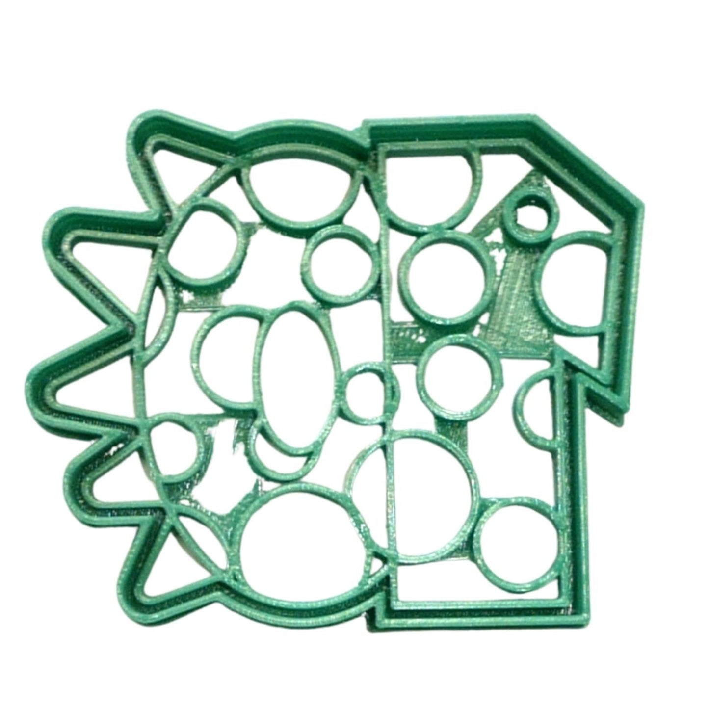 Number 10 Ten Dinosaur Themed Cookie Cutter Made In USA PR4840