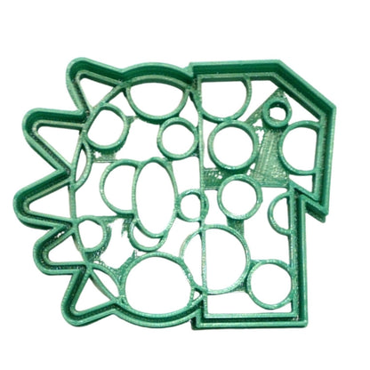 Number 10 Ten Dinosaur Themed Cookie Cutter Made In USA PR4840