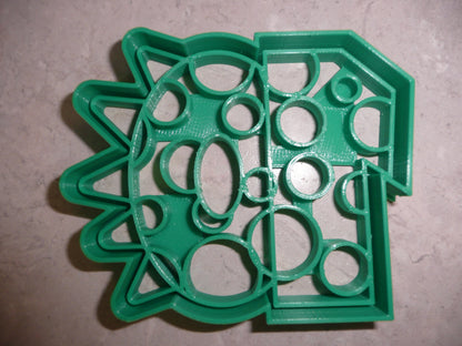 Number 10 Ten Dinosaur Themed Cookie Cutter Made In USA PR4840