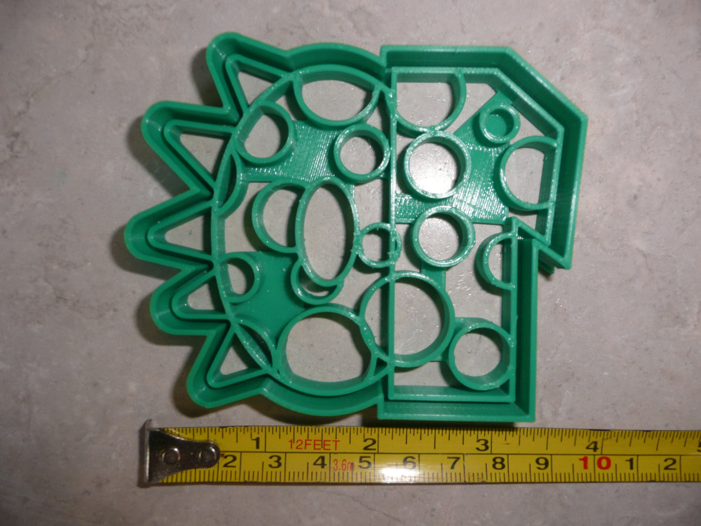 Number 10 Ten Dinosaur Themed Cookie Cutter Made In USA PR4840