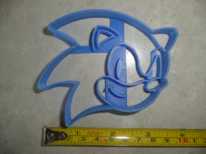 Sonic The Hedgehog Face Cartoon Cookie Cutter Made In USA PR4852