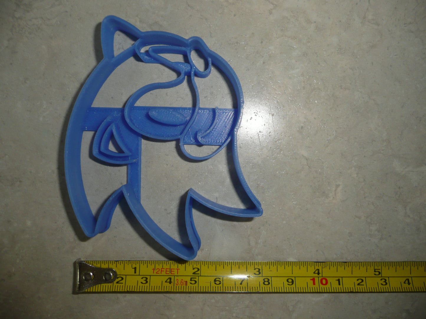 Sonic The Hedgehog Face Cartoon Cookie Cutter Made In USA PR4852