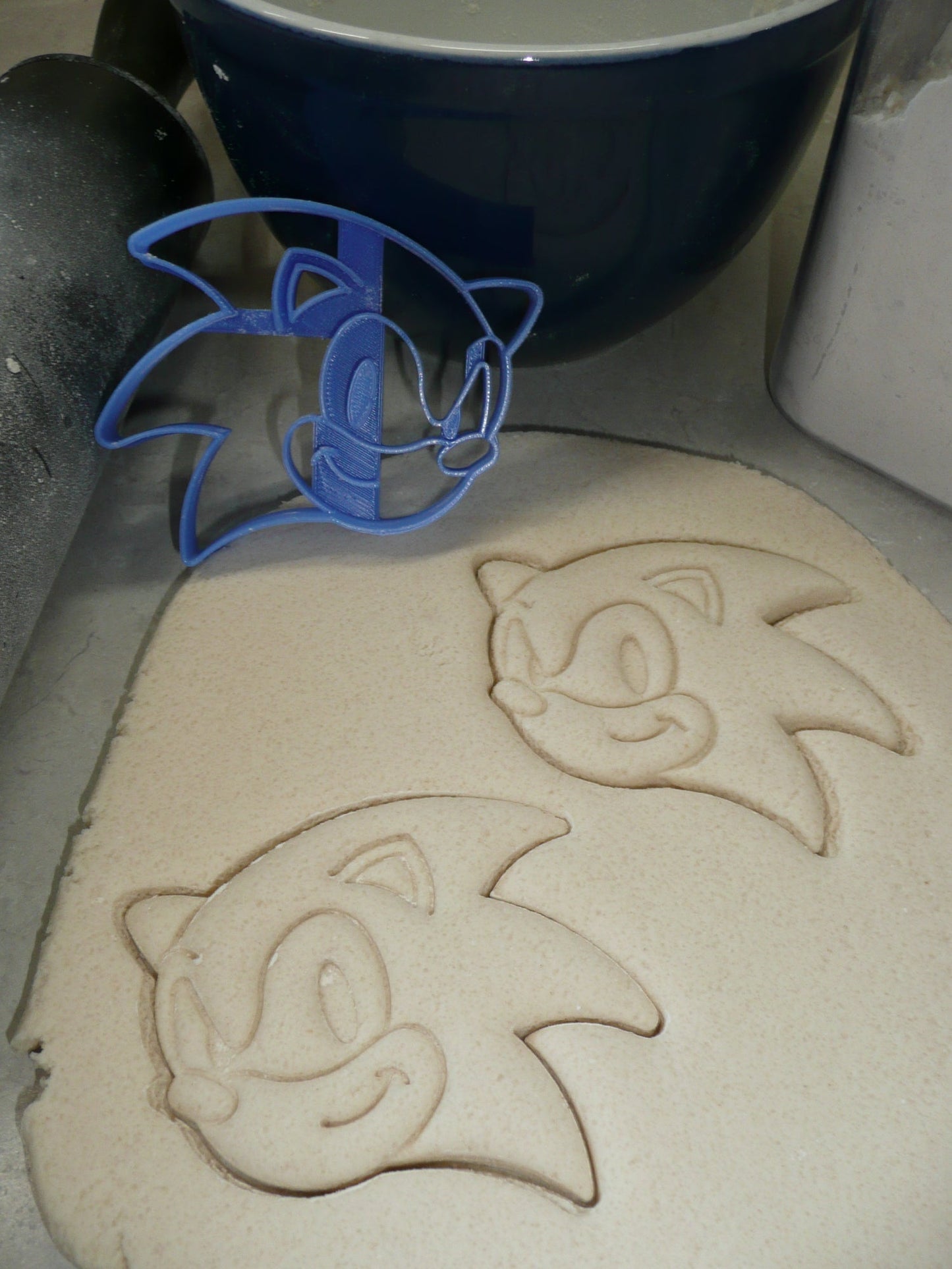 Sonic The Hedgehog Face Cartoon Cookie Cutter Made In USA PR4852