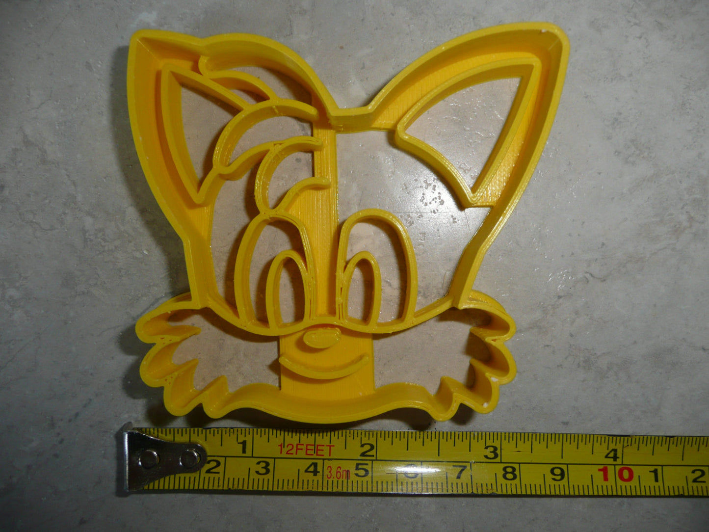 Tails Face Sonic The Hedgehog Cartoon Cookie Cutter Made In USA PR4853