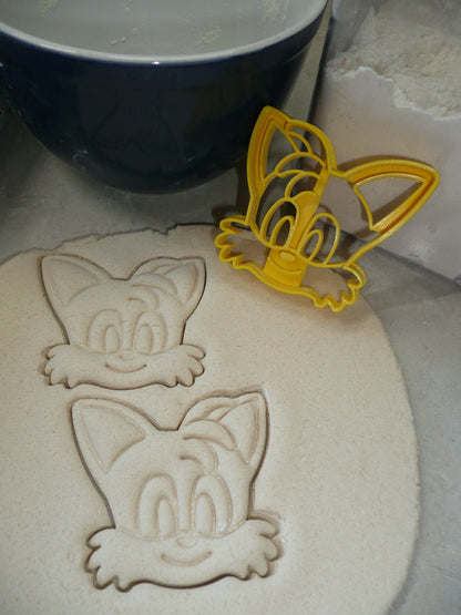 Tails Face Sonic The Hedgehog Cartoon Cookie Cutter Made In USA PR4853