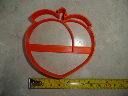 Peach Fruit Juicy Food Detailed Cookie Cutter Made In USA PR4855