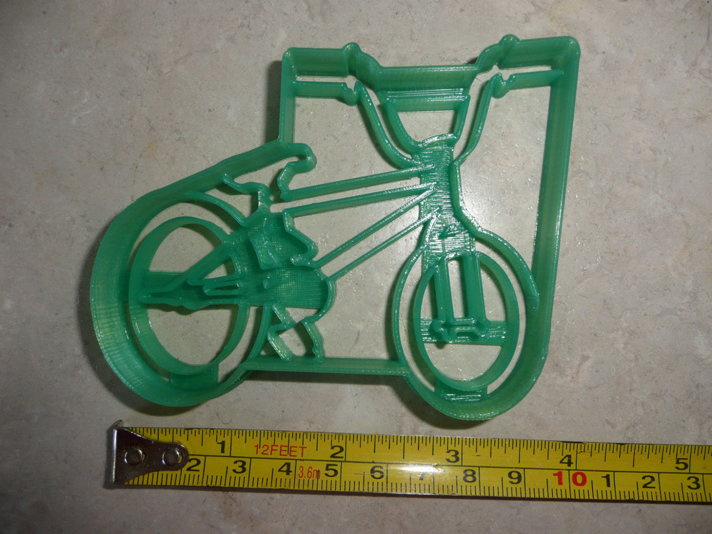 BMX Style Motocross Sport Bike Bicycle Cookie Cutter Made In USA PR4915