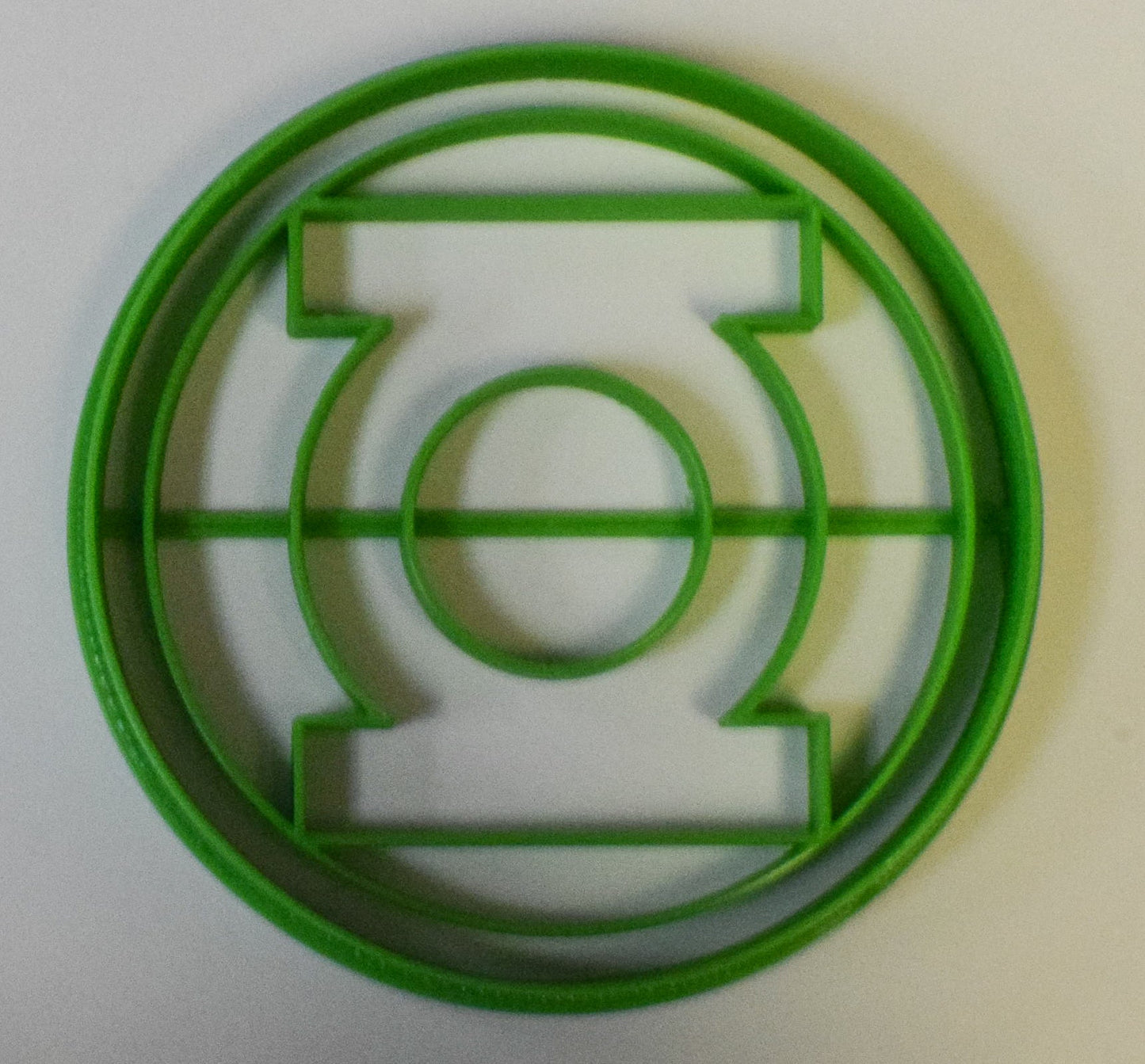 6x Green Lantern Fondant Cutter Cupcake Topper Size 1.75" USA FD491